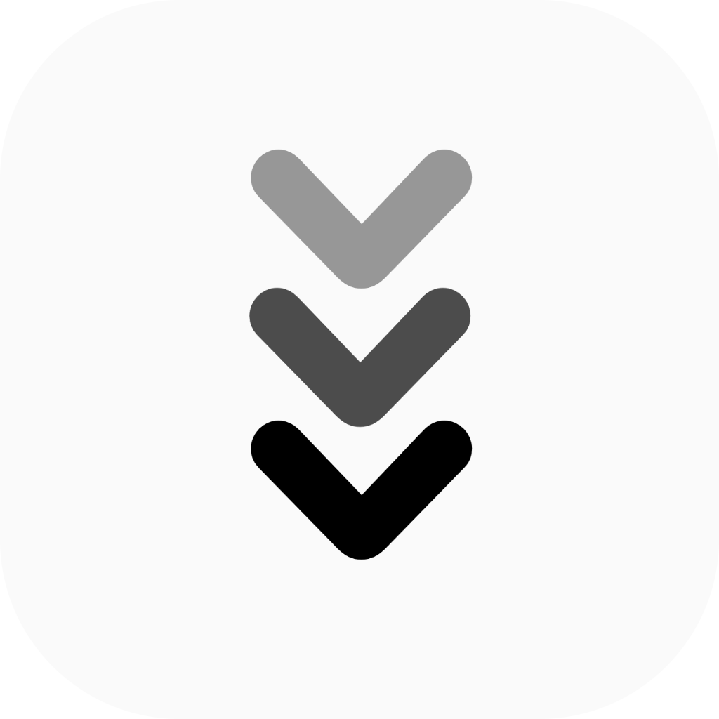 Downward app icon